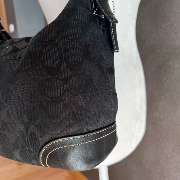 Coach canvas c signature hobo bag - Picture 5 of 15
